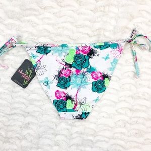 ⭐️3/$15⭐️ Bamboo Island Floral Bikini Bottom NWT